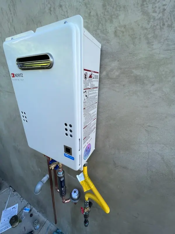 Tankless water heater installation for San Jacinto homes